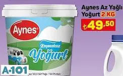 AYNES AZ YAĞLI YOĞURT